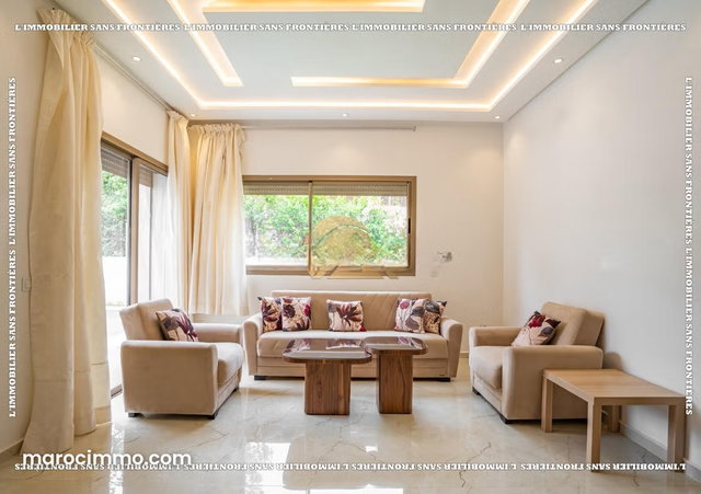 Villa meublée à Golf Akenza 1, Piscine Jardin privé, Marrakech: à louer — 4