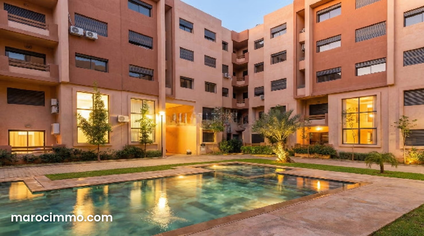 91 sqm Furnished Apartment, 2 Bedrooms, Semlalia, Marrakech — Marrakesh
