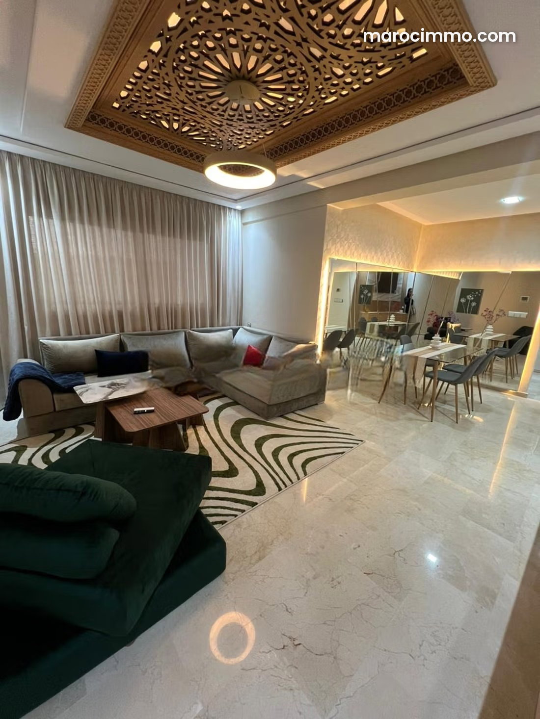 Furnished 92 m² Apartment, Administrative District, Tangier — Tangier