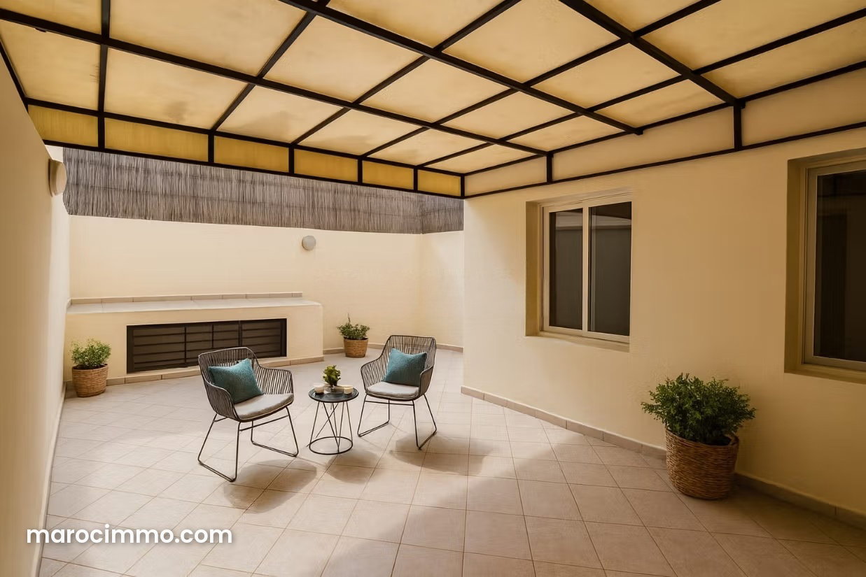 122 m² Apartment with Terrace, Boulevard Abdelmoumen, Anfa — Casablanca