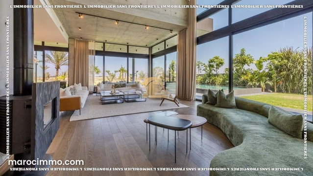 Luxury Villa for Rent in Amelkis, Private Pool and Garden, Marrakech — 3