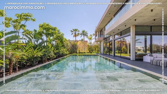 Luxury Villa for Rent in Amelkis, Private Pool and Garden, Marrakech — 2
