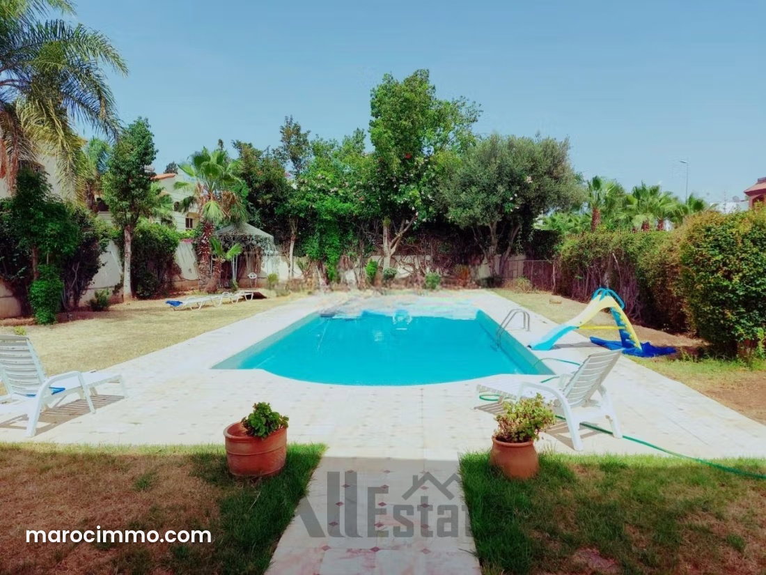 Villa 500 m² avec piscine et jardin 1200 m², Mandarona, Casablanca — Casablanca