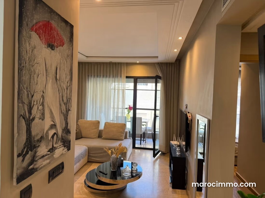 Furnished 75 sqm Apartment, 2 Bedrooms, Bourgogne, Casablanca — Casablanca