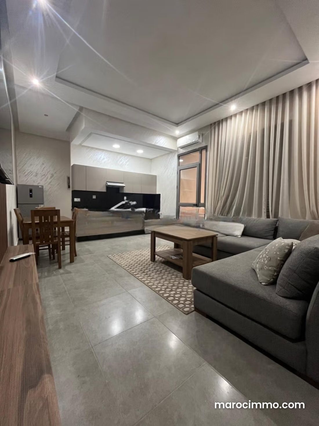 Studio meublé avec terrasse à louer à Val Fleuri Casablanca — Casablanca