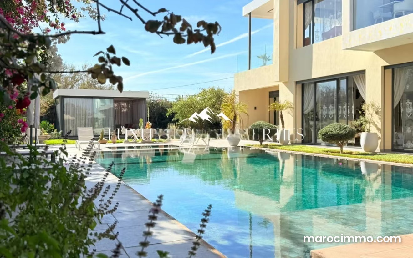 600 m² Villa with Pool and Atlas Views, Route de Fès, Marrakech — Marrakesh