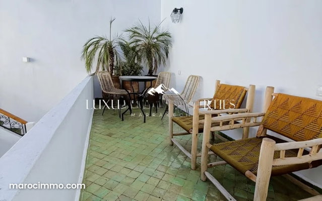 Riad avec terrasse et accès voiture – Derb Saboun — 4