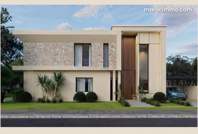 Route de l’Ourika: Villa neuve contemporaine au design épuré, 4 Suites, Piscine — 2
