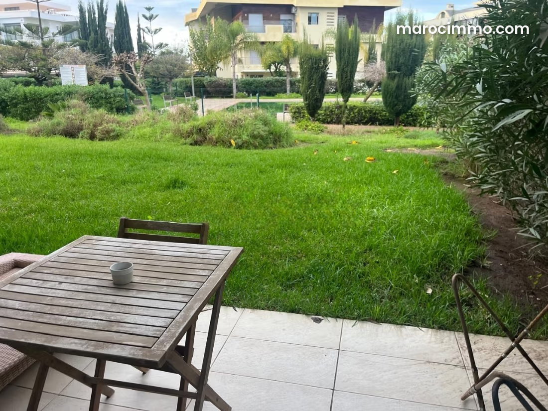 Furnished Apartment with Garden and Pool in Ville Verte, Bouskoura — Bouskoura