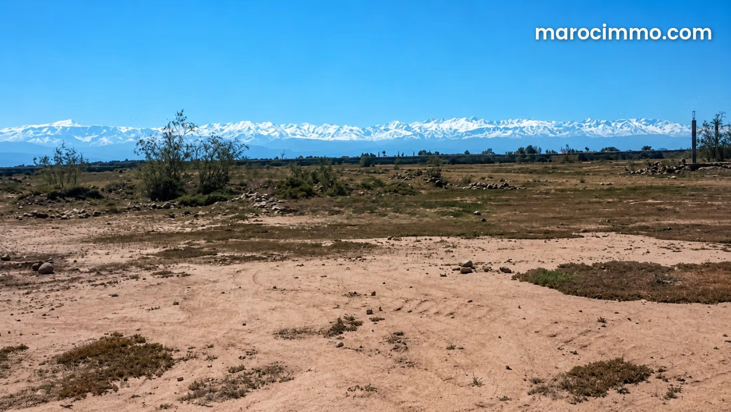 Terrain 20 ha Route de Fès, Marrakech, projet touristique — Marrakech