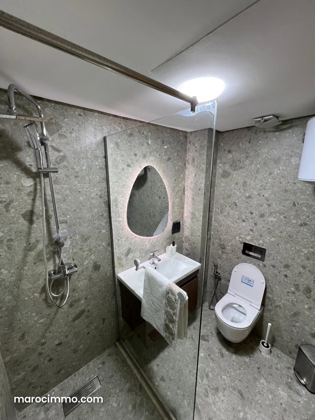 Furnished 51 sq m studio, Ferme Bretone, Casablanca, parking included — Casablanca