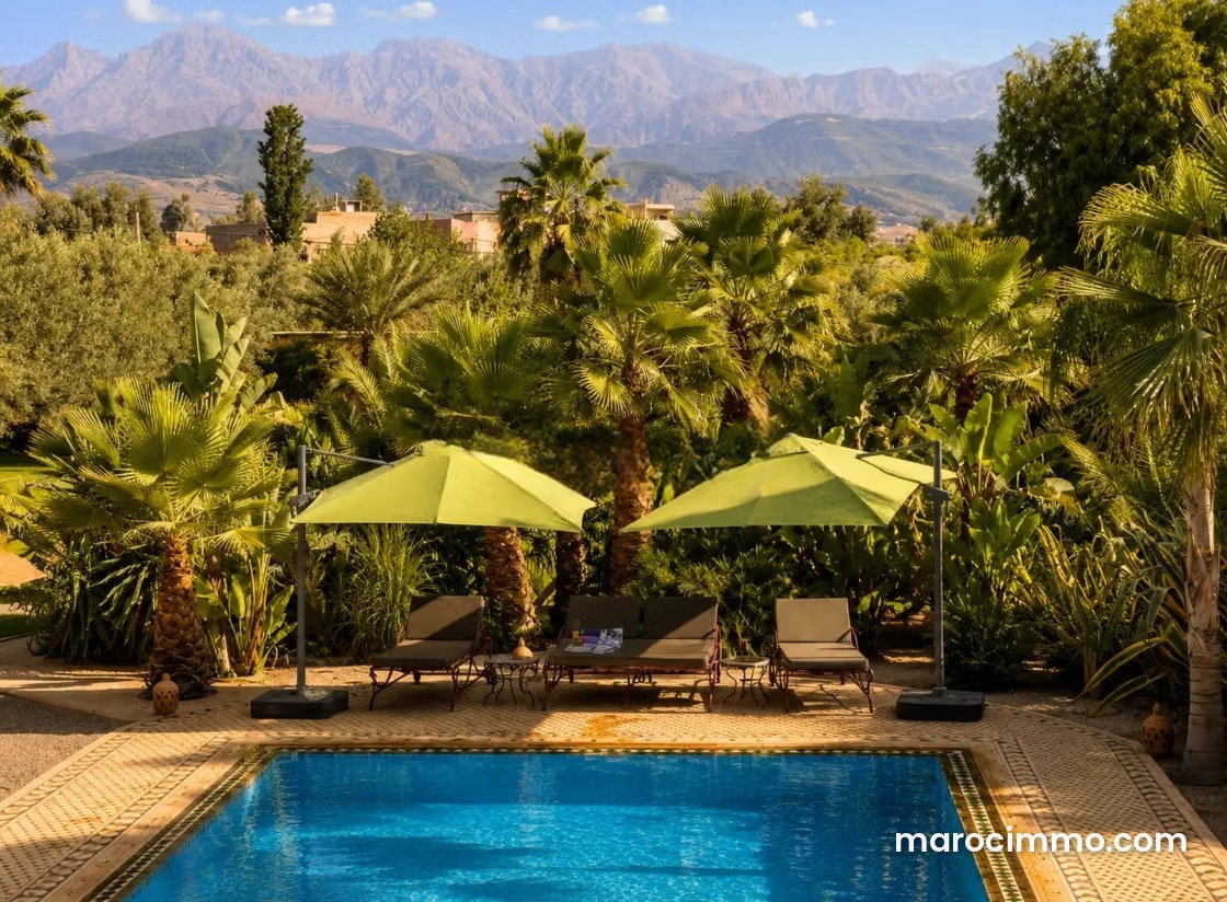 Luxury 460 m² Villa with Atlas Views, Ourika Road, Marrakech — Marrakesh