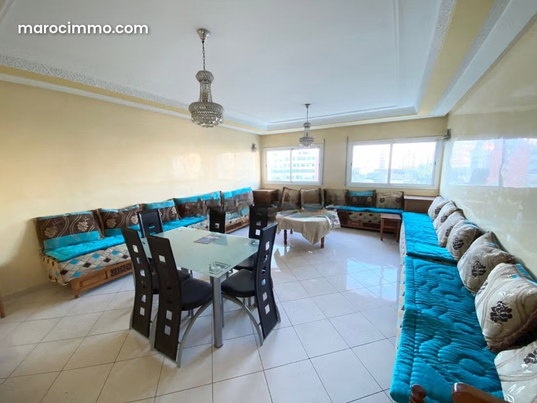 Furnished 170 m² Apartment, 3 Bedrooms, Mimosas, Kenitra — Kenitra