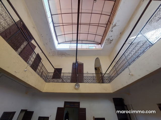 Vente d'un superbe riad à Rahba Kedima. 7 belles chambres. Grande terrasse — Marrakech