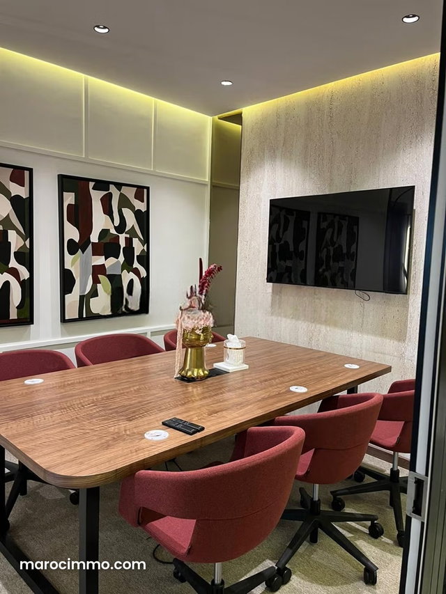 Bureau premium à louer – CFC Casablanca — 2