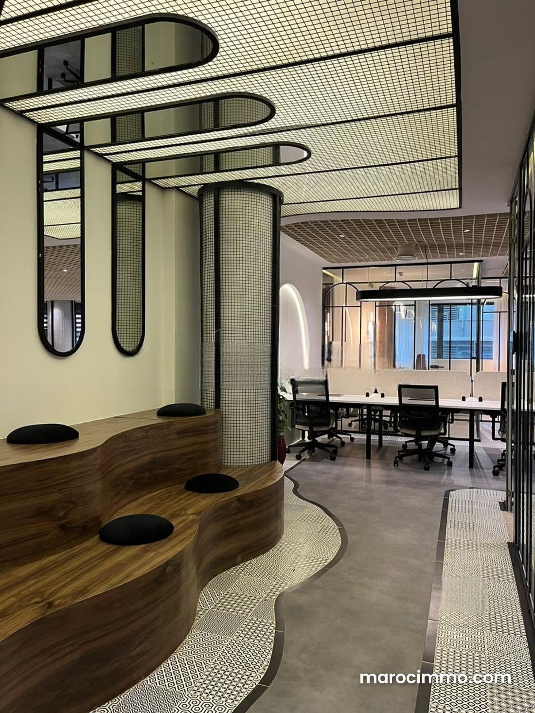 254 m² Office for Lease in Anfa, Casablanca – High-End Building — Casablanca