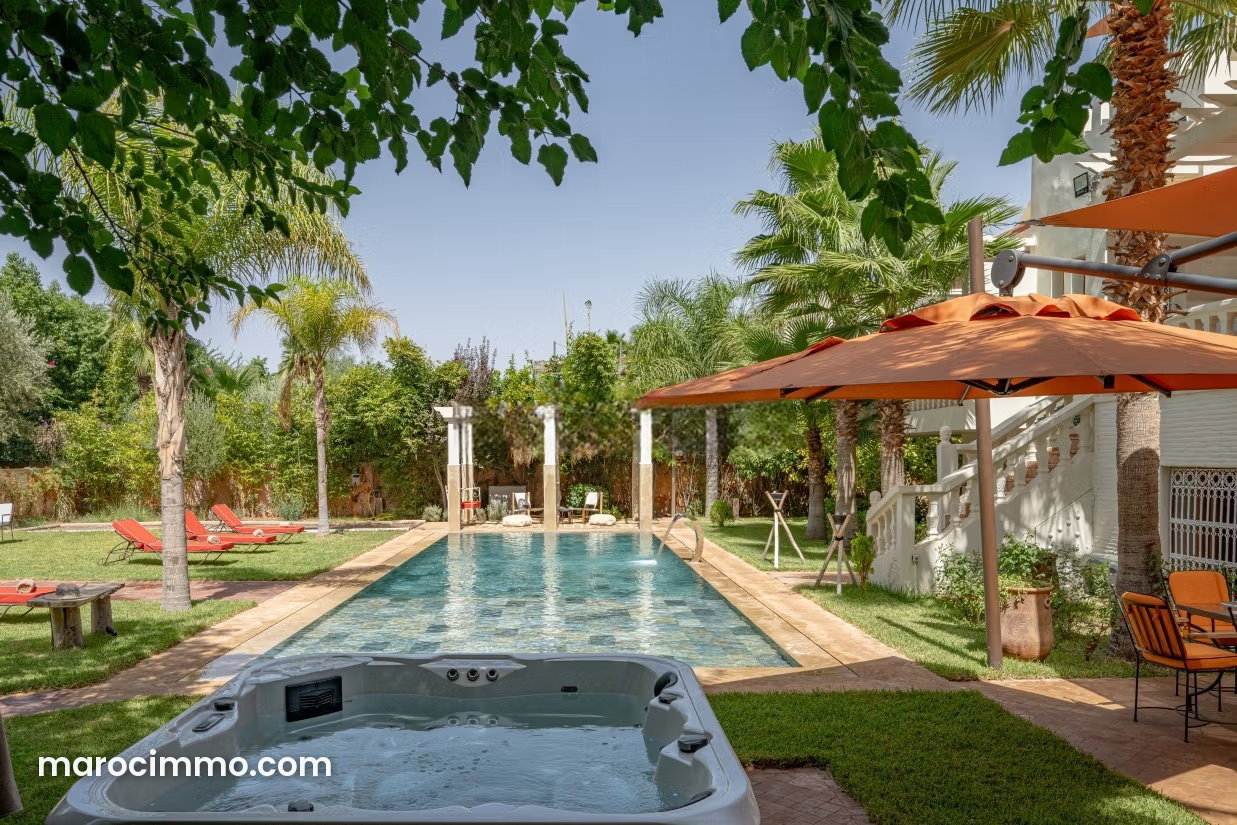 700 sqm Architect-Designed House, Amelkis, Marrakech, Atlas Mountain Views — Marrakesh