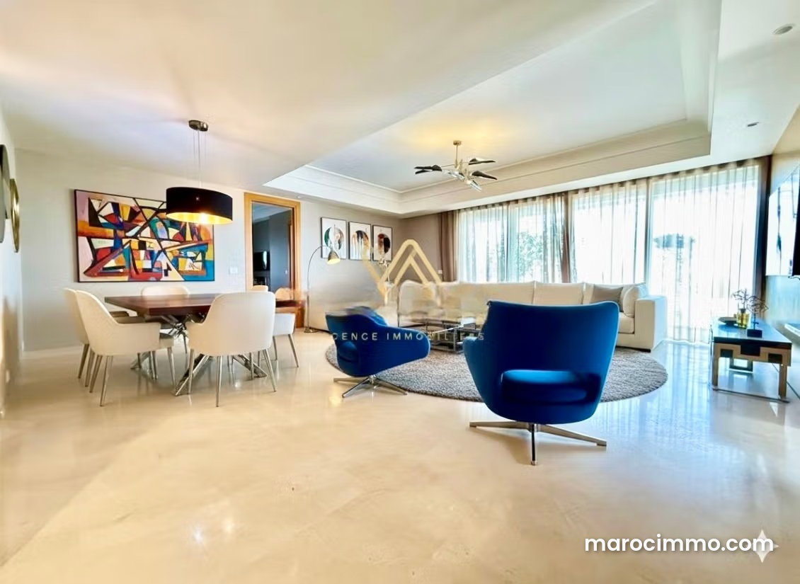 Furnished 250 sqm Apartment, Casablanca Finance City, Sea View — Casablanca