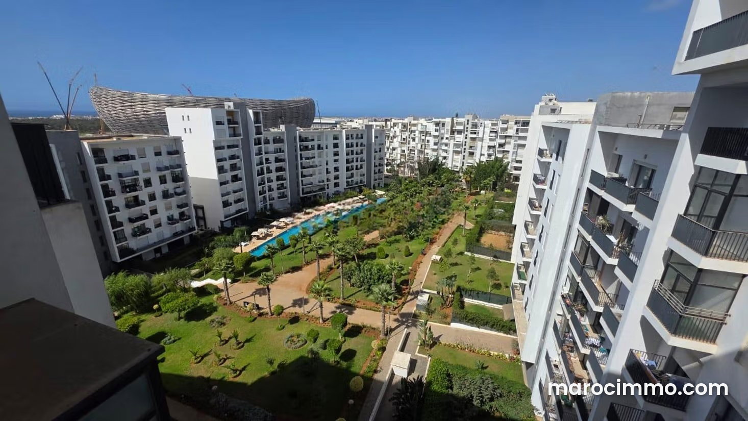 Appartement 3 chambres meublé à louer, Riyad, Rabat — Rabat