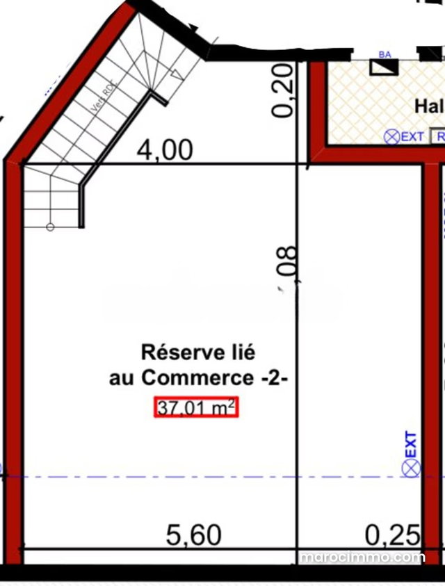 Local Commercial De 74m2 À La Vente À Victor Hugo — 4