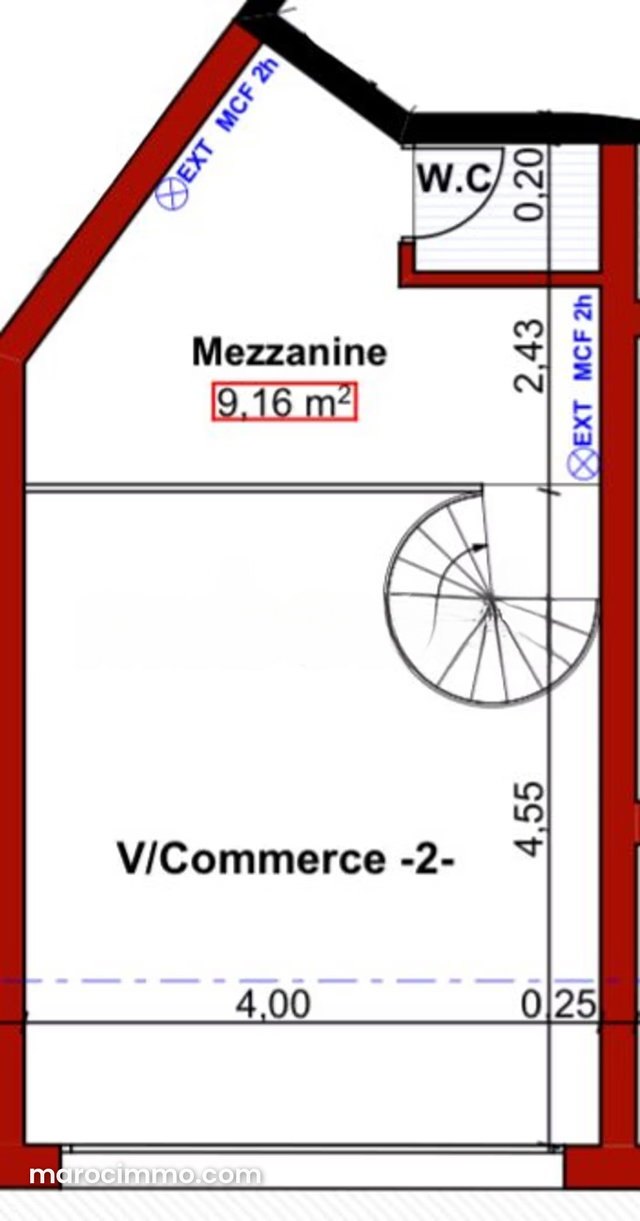 Local Commercial De 74m2 À La Vente À Victor Hugo — 3