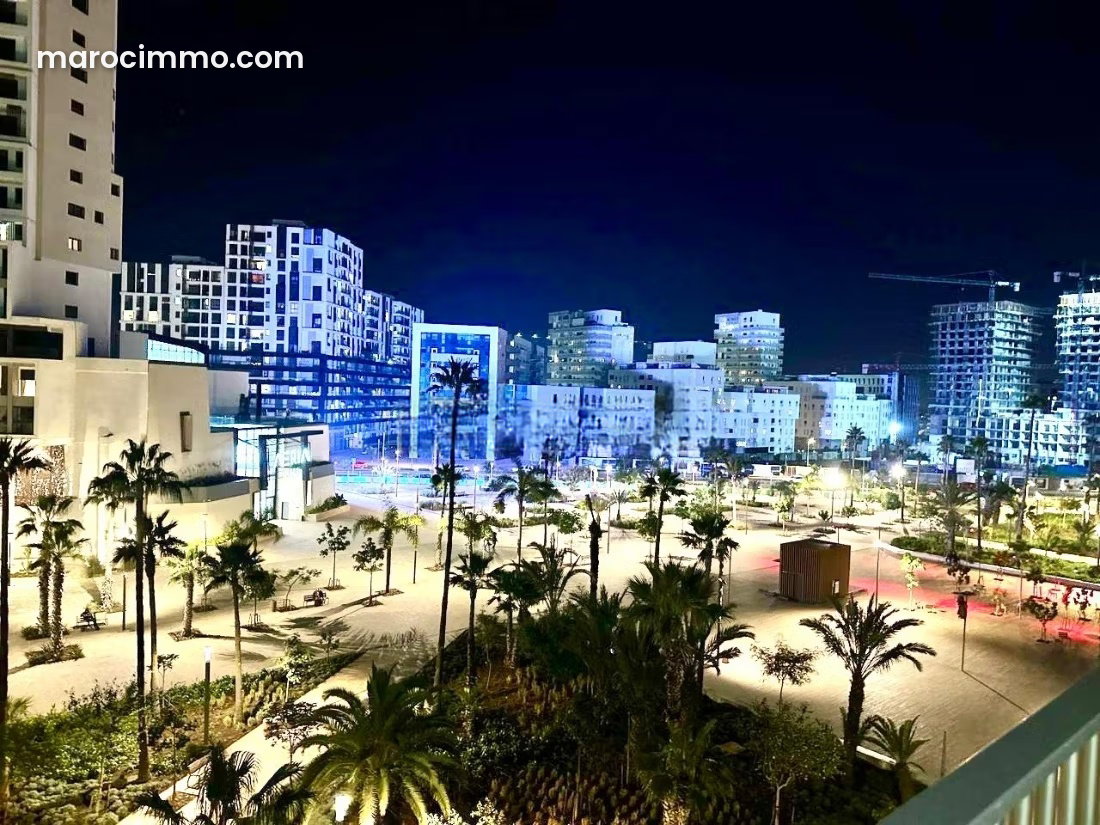 Furnished apartment with terrace for rent in Casablanca Finance City — Casablanca