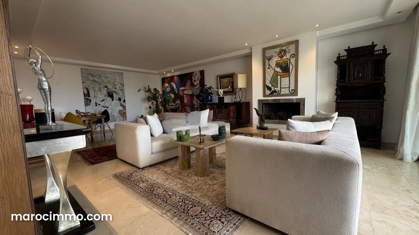Appartement 210 m² vue mer et piscine, Aïn Diab, Casablanca — Casablanca