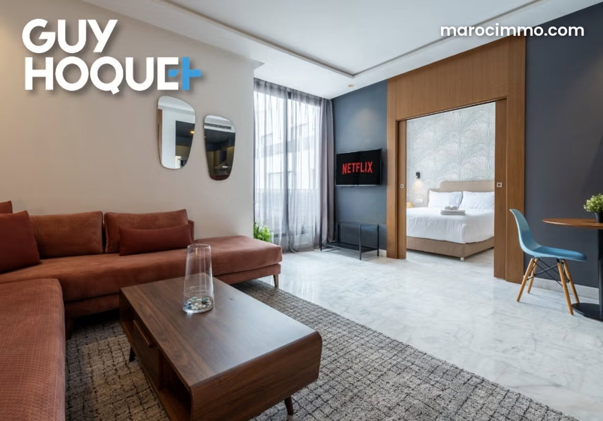 Appartement meublé 43 m², Ferme Bretone, Casablanca à vendre — Casablanca