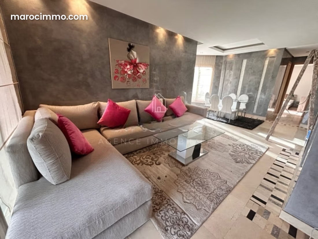 Furnished 110 m² Apartment with Golf Views, Agdal, Marrakech — Marrakesh