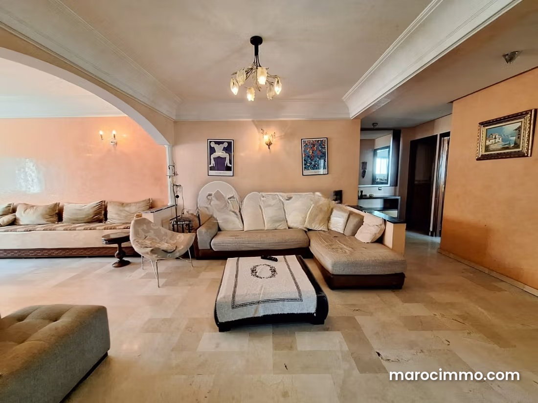 3-Room Apartment with Terrace in Val Fleuri, Casablanca — Casablanca