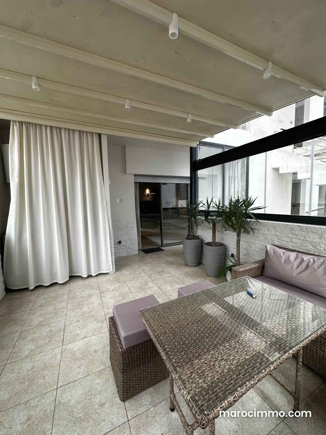 Appartement meublé avec terrasse à louer à Gauthier Casablanca — Casablanca