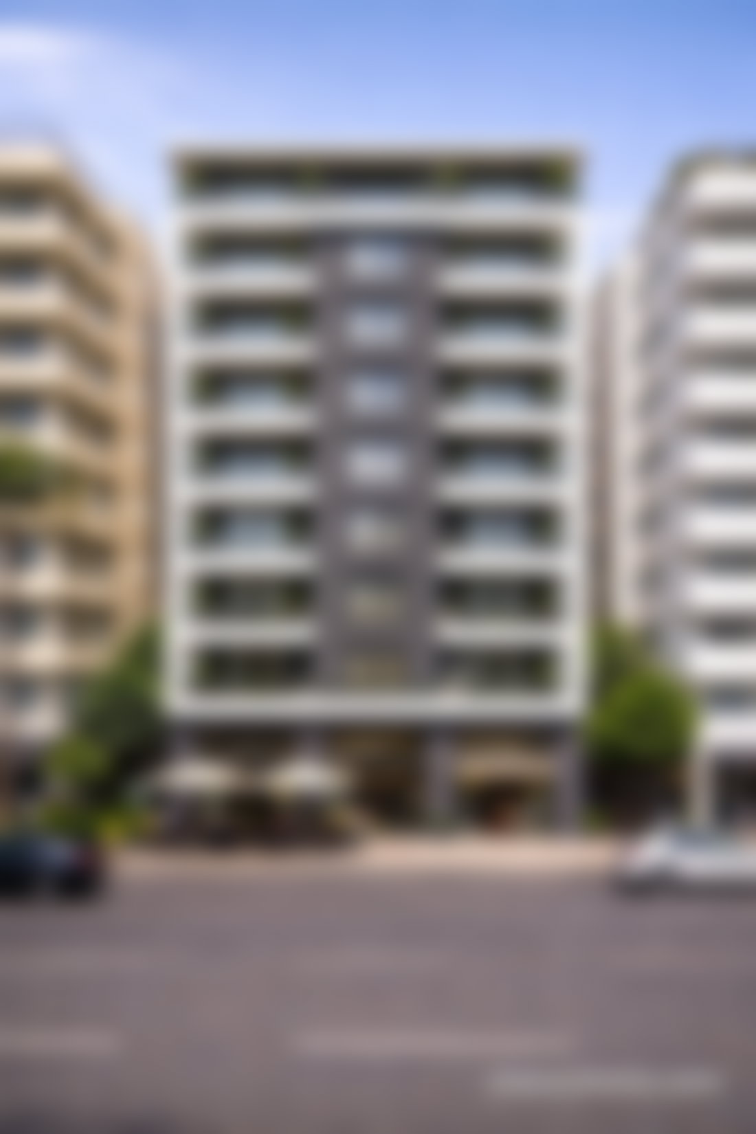 Terrain 234 m² à bâtir, Maarif, Casablanca, façade boulevard