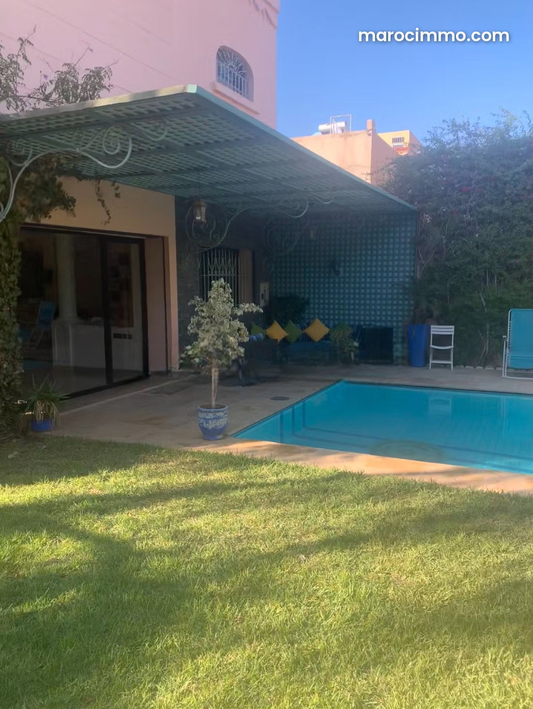 Maison 5 chambres avec piscine chauffée à vendre Guéliz Marrakech — Marrakesh