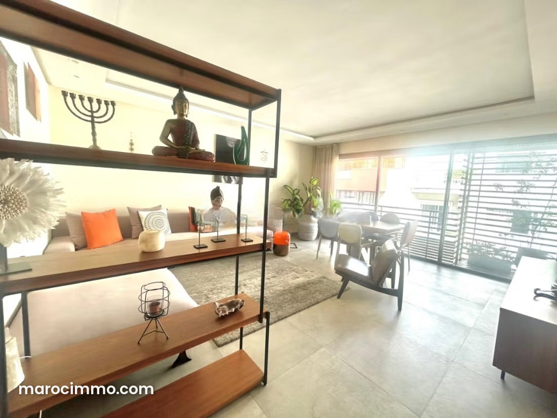 Furnished 3-room apartment with terrace, Golden Triangle, Casablanca — Casablanca
