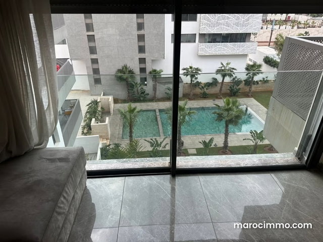 Location appartement vide 2 chambres à Casablanca Finance City. 1 Pièce. Grande terrasse — 5