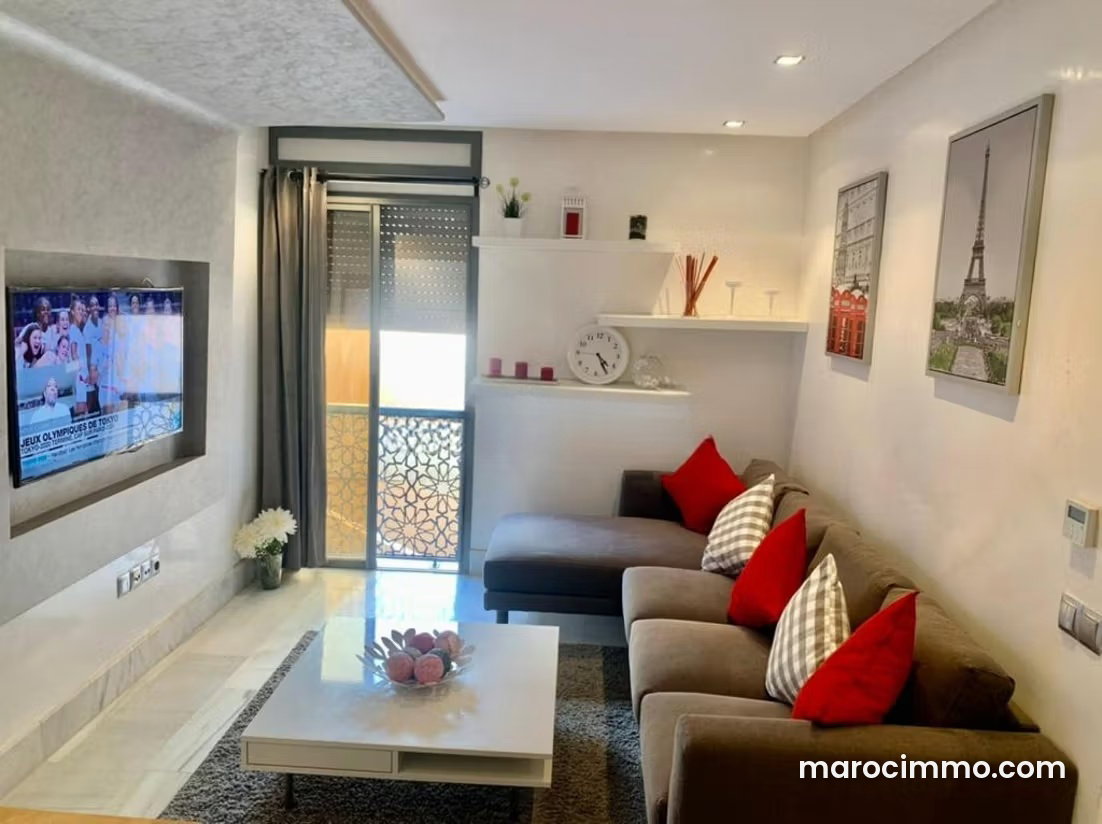 Furnished 55 m² apartment for rent in Maarif, Casablanca — Casablanca