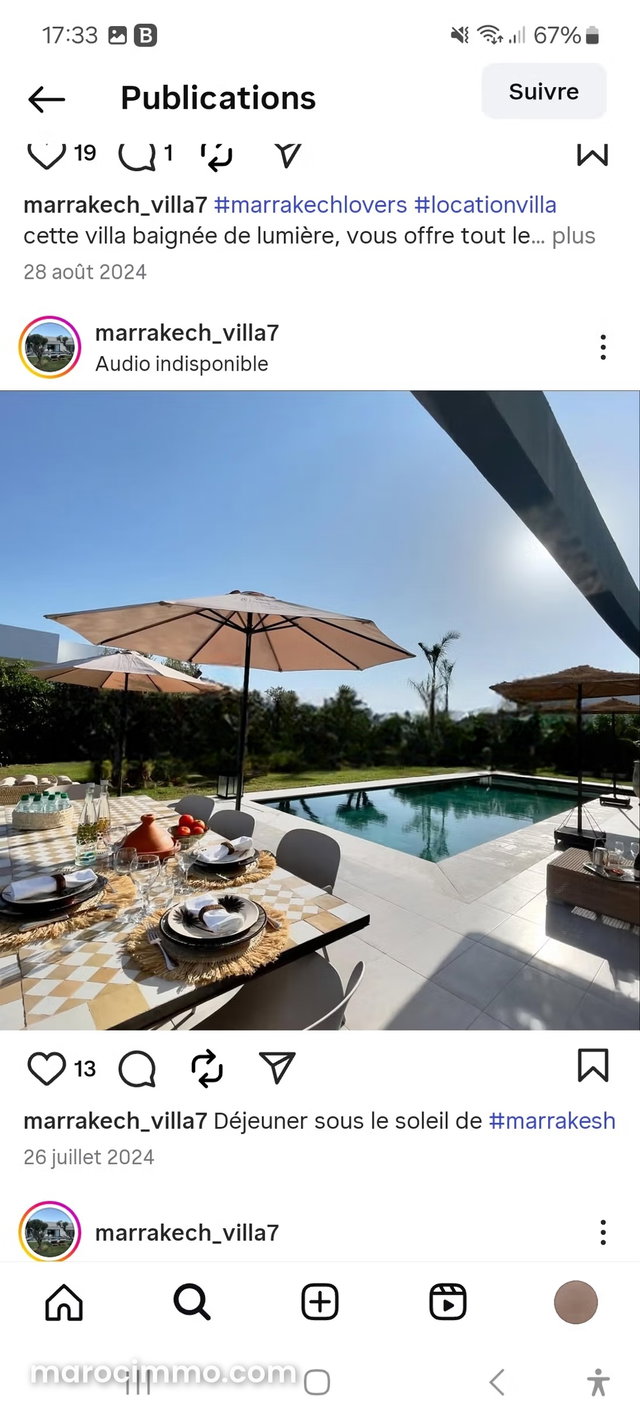 Titre: Villa de Prestige 4 Suites avec Piscine Résidence Sécurisée Marrakech — 2