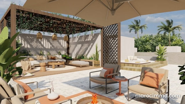 Villa 4 Suites Vue sur l’Atlas, Piscine et Rooftop — 4