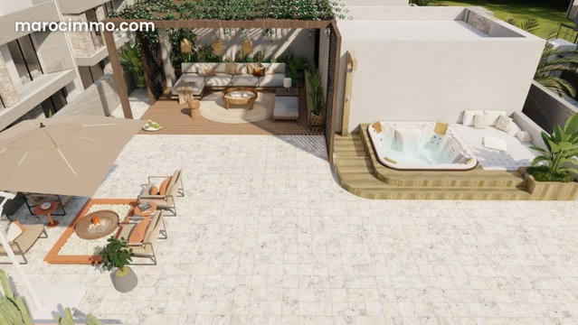 Villa 4 Suites Vue sur l’Atlas, Piscine et Rooftop — 2