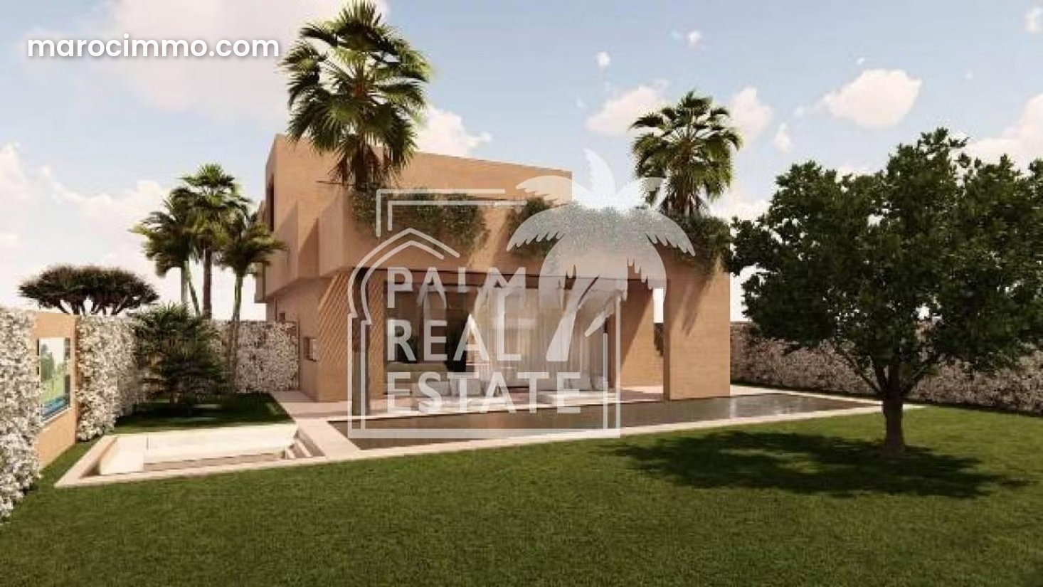 Villa 1000 m² avec piscine, Route d'Amezmiz, Marrakech — Marrakech