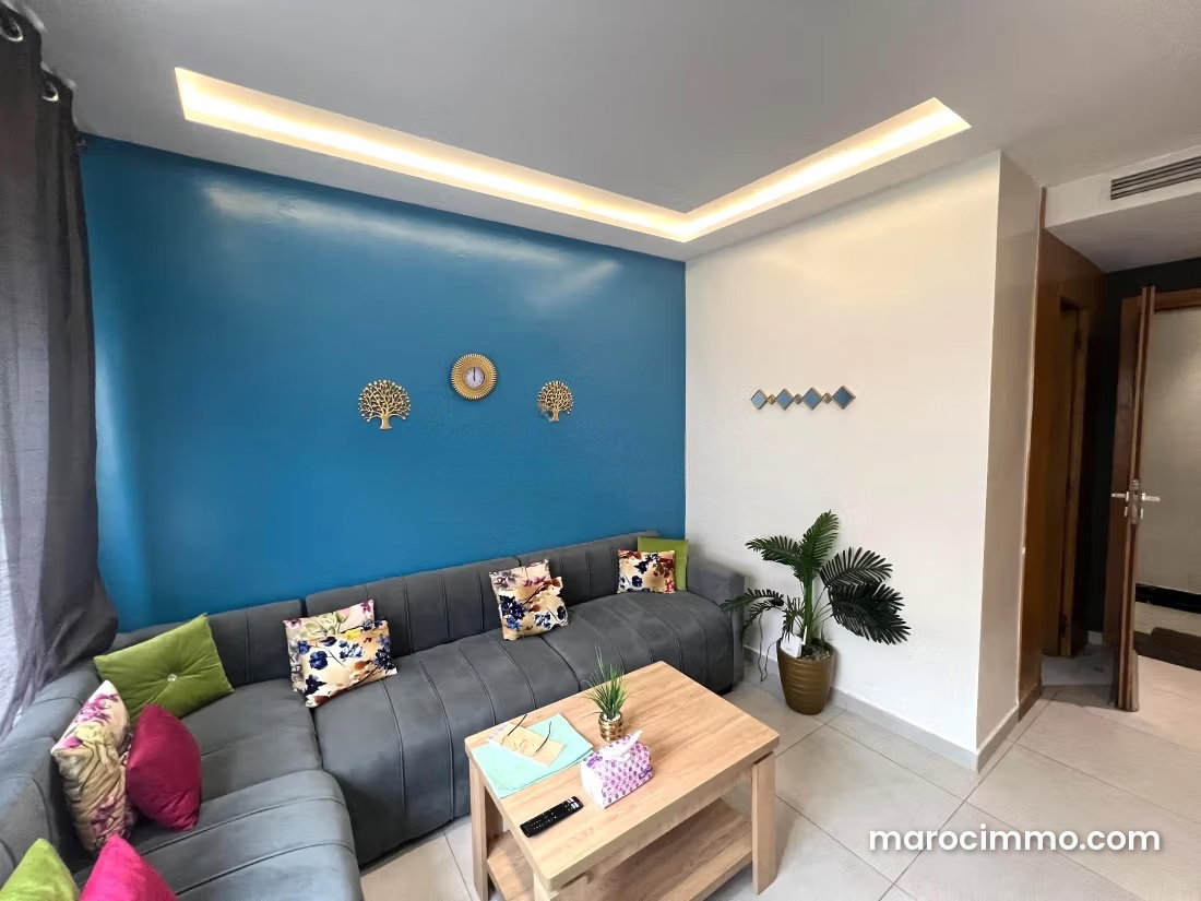 Furnished 52 m² Apartment with Terrace, Les Princesses, Casablanca — Casablanca