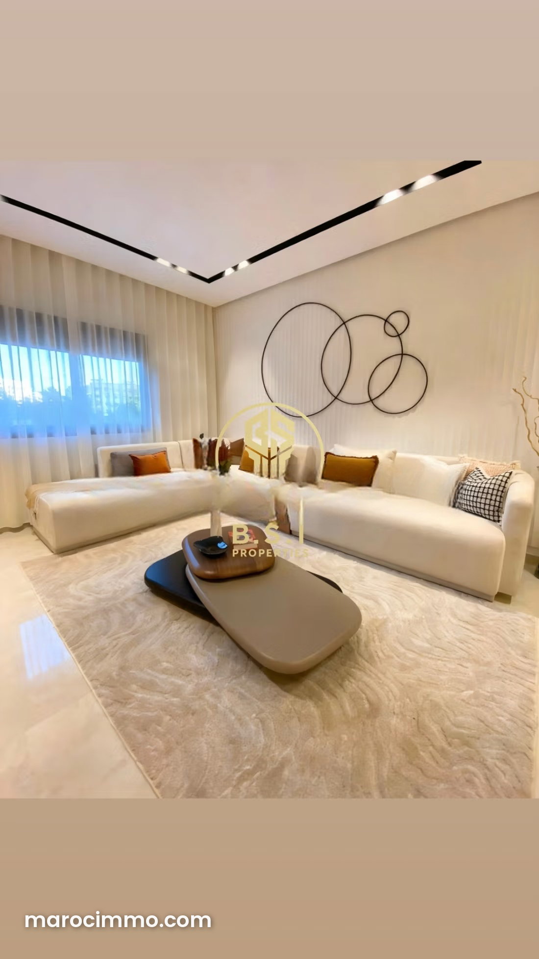 Appartement 2 chambres avec piscine, quartier Du Golf, Tanger — Tanger