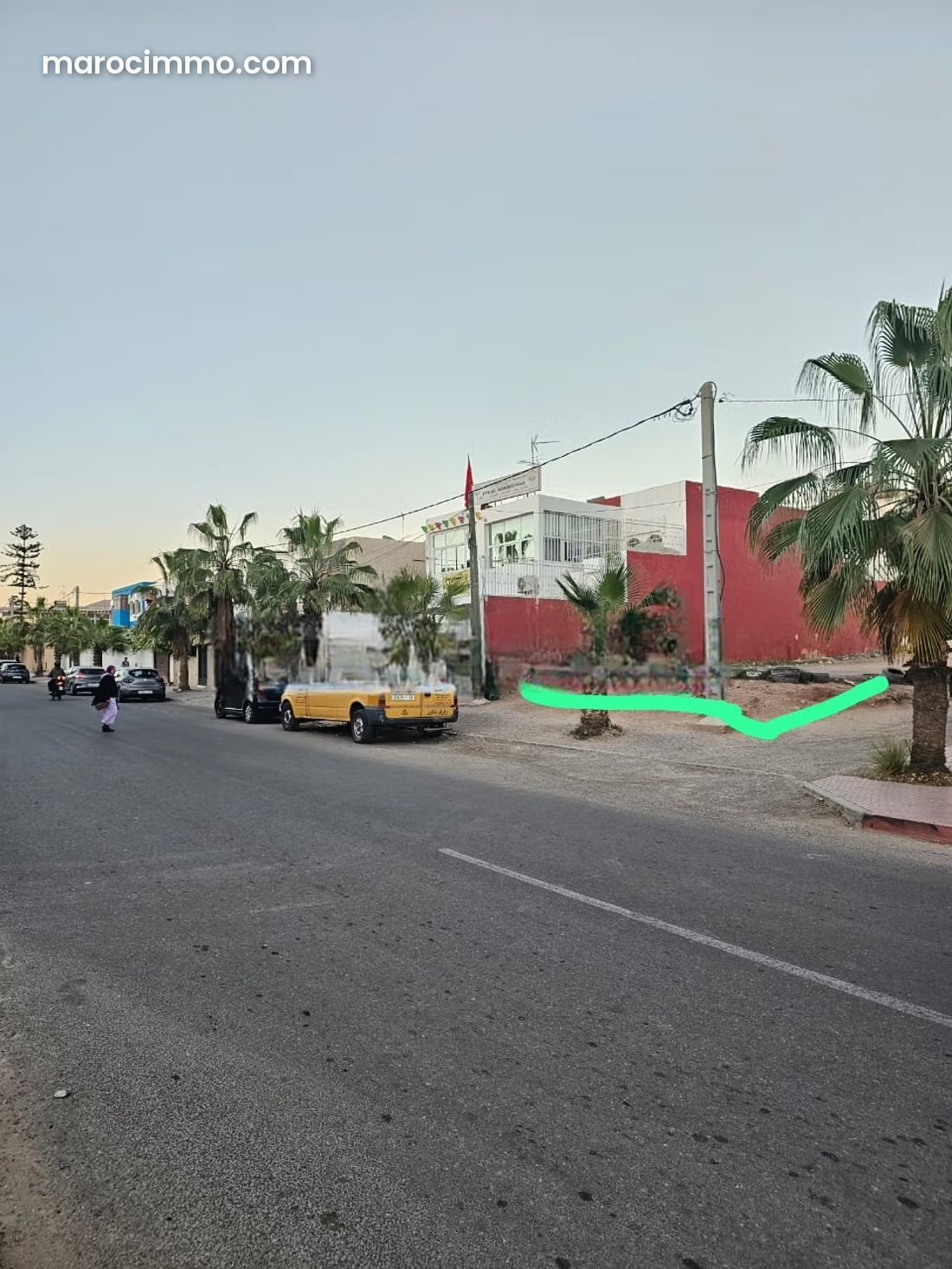 Terrain 226 m² à Hay Dakhla Agadir, deux façades — Agadir