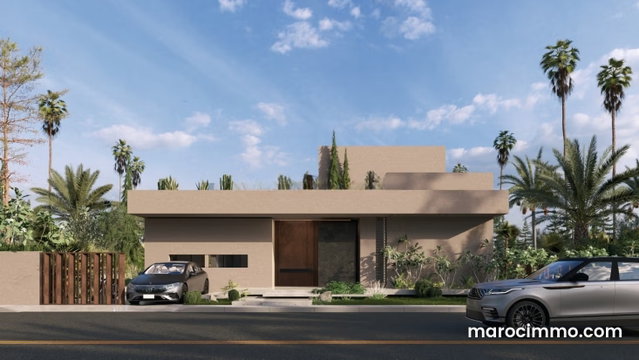 Route Ourika km 12 – villa neuve 4 façade — 4