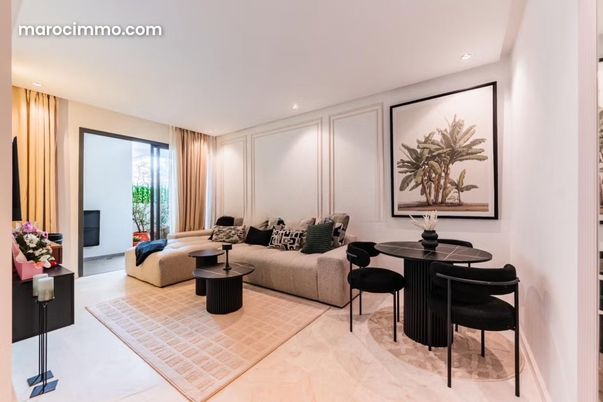Studio meublé 60 m², Oasis Casablanca, résidence sécurisée — Casablanca