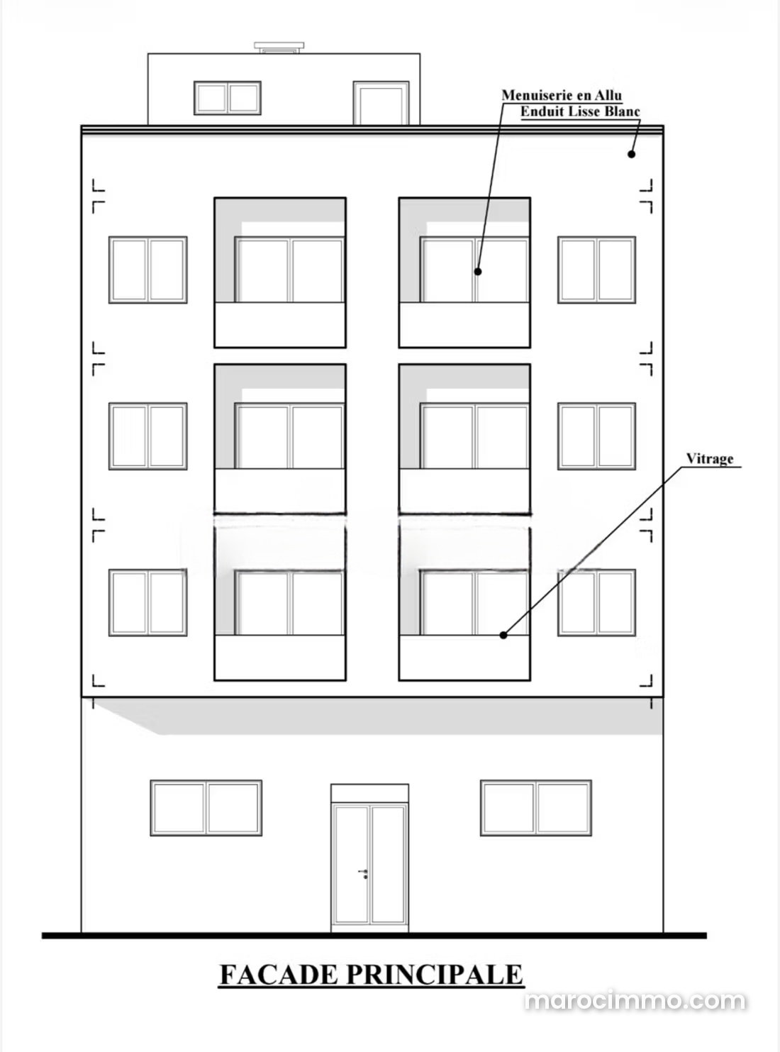 Appartement 55 m² vue mer et montagne, Haut Anza Agadir — Agadir