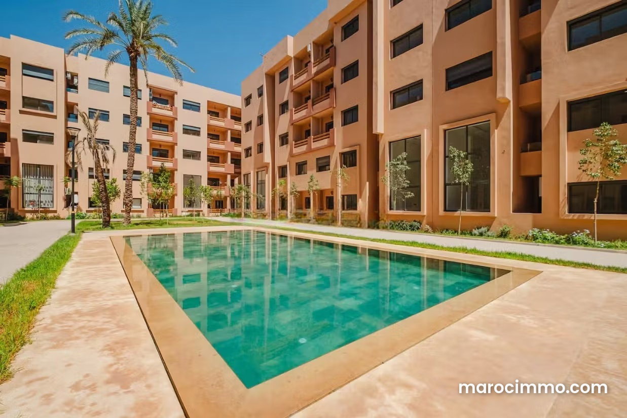 2-Bedroom Apartment in Semlalia, Marrakech, with Swimming Pool — Marrakesh