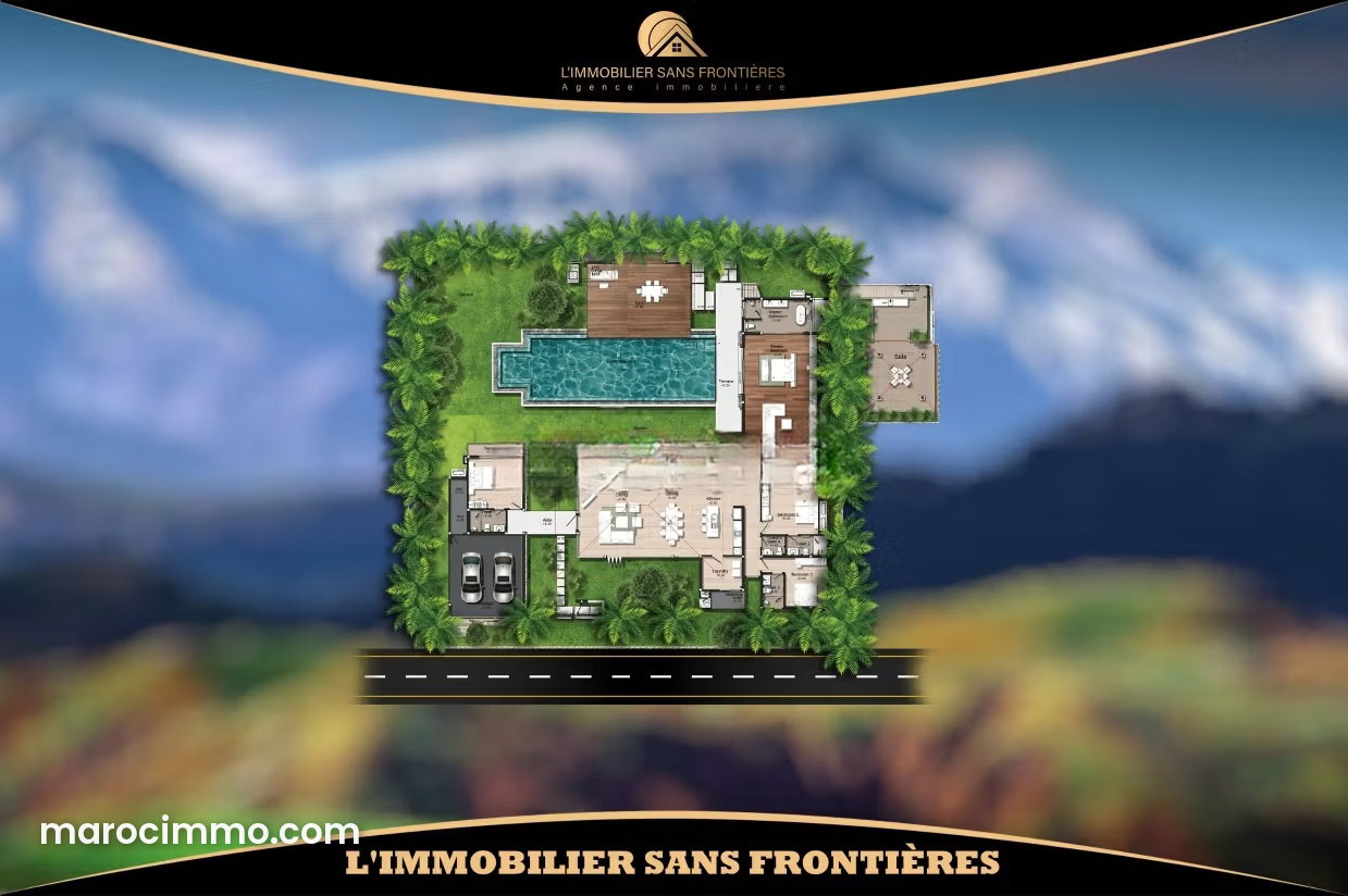 Terrain 3200 m² Route de Ouarzazate, Marrakech, zone villa — Marrakech