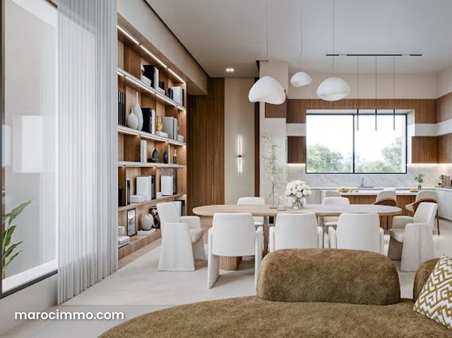 Luxury House for Sale on Route de l'Ourika. 6 Comfortable Rooms. Pool, Air Conditioning — 5