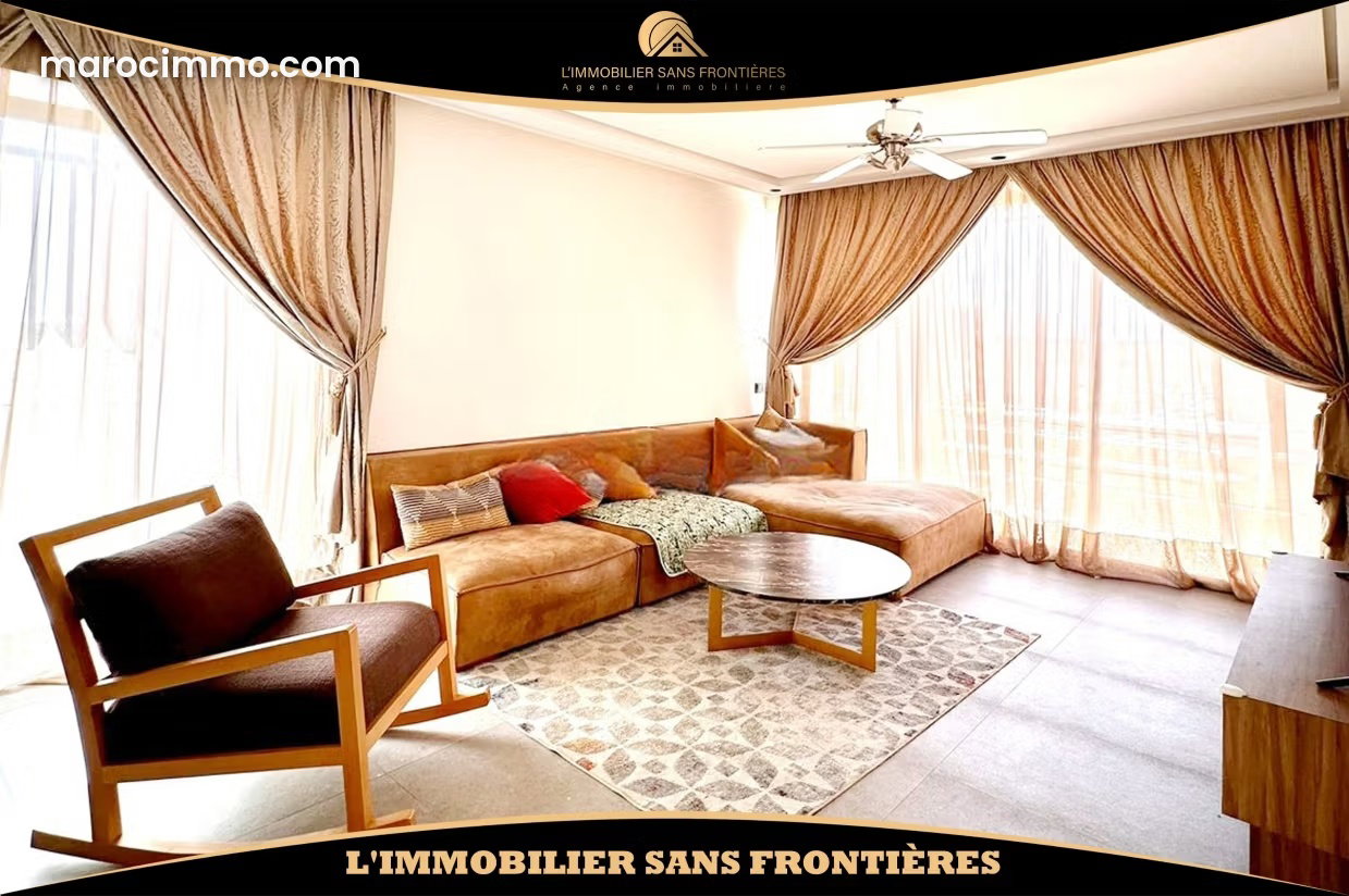 Three-Bedroom Apartment with Terrace and Mountain Views in Gueliz, Marrakech — Marrakesh